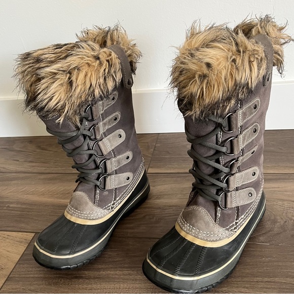 Sorel Joan Of Arctic Women’s Snow Boots Size 5, Waterproof Leather Boots - Picture 4 of 10